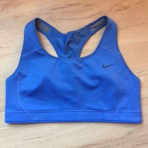 Blue Nike Dri-Fit Sports Bra